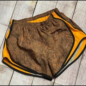 Nike Orange/Black Tribal Pattern Shorts F-22